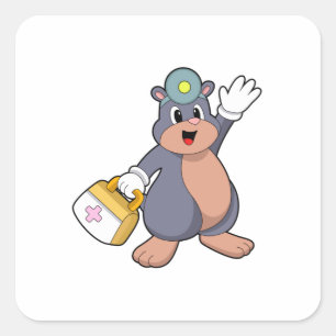 Sticker Carré Mole as Nurse with First aid kit.PNG
