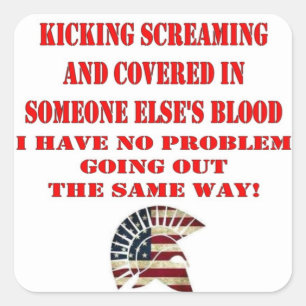 STICKER CARRÉ MOLON LABE