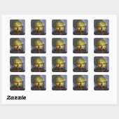 Sticker Carré Molyneux Globe (Feuille)