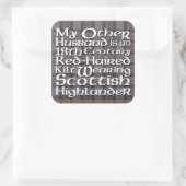 Sticker Carré Mon autre mari - Highlander (Sac)
