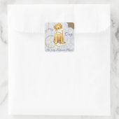 Sticker Carré Mon Chessie Mangé Mon plan de leçon (Sac)