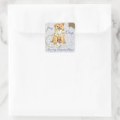 Sticker Carré Mon Chow Chow A Mangé Mon plan de leçon (Sac)