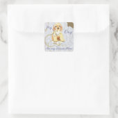Sticker Carré Mon Cocker Spaniel A Mangé Mon Plan De Leçon (Sac)