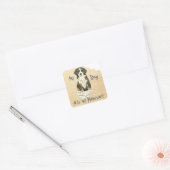 Sticker Carré Mon GSMD A Mangé Mes Devoirs (Enveloppe)