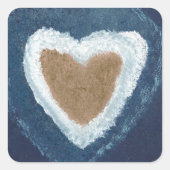 Sticker Carré Mon île privée (Devant)