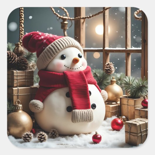 Sticker Carré Mon Noël (Devant)