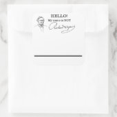 Sticker Carré Mon nom n'est pas Richard Wagner (Sac)