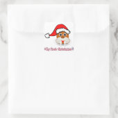 Sticker Carré Mon premier bébé de Noël Walrus (Sac)