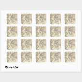 Sticker Carré Monde 9 (Feuille)