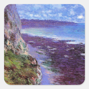 Sticker Carré Monet - Falaise près de Dieppe,