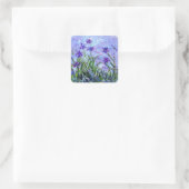 Sticker Carré Monet Lilac Irises (Sac)