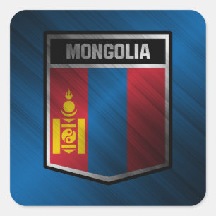 Sticker Carré Mongolie