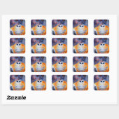 Sticker Carré Monkey boy (Feuille)