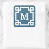 Sticker Carré Monogram design (Sac)