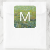 Sticker Carré Monogramme | Champ opulent II (Sac)