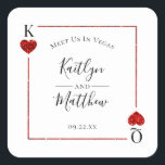 Sticker Carré Monogramme Jeu Carte Mariage Enregistrer La Date<br><div class="desc">Célébrez en style avec ces mariage chic et très tendance enregistrer les autocollants de date. Ce design est facile à personnaliser avec votre libellé d'événement spécial et vos invités seront ravis quand ils reçoivent ces fabuleux autocollants.</div>