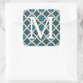 Sticker Carré Monogramme | Motifs du marché VI (Sac)