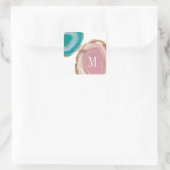 Sticker Carré Monogramme | Pierres Gem I (Sac)