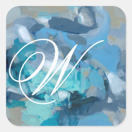 Sticker Carré Monogramme | Tangé (Devant)