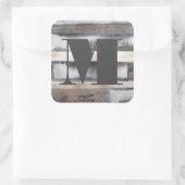 Sticker Carré Monogramme | Terre et fumée I (Sac)