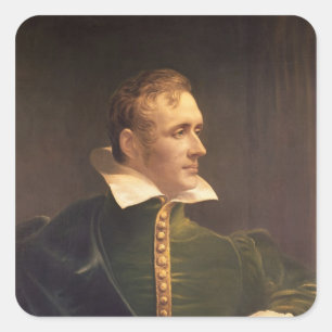 Sticker Carré Monsieur Thomas Stamford Raffles