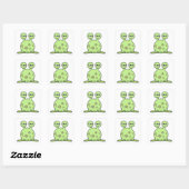 Sticker Carré Monster Alien (Feuille)