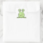 Sticker Carré Monster Alien (Sac)