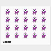 Sticker Carré Monster des Cyclops (Feuille)
