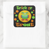 Sticker Carré Monster Halloween (Sac)