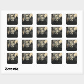 Sticker Carré Monstre de Frankenstein Halloween (Feuille)
