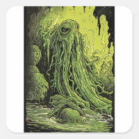 Monstre mince vert