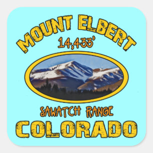 Sticker Carré Mont Elbert
