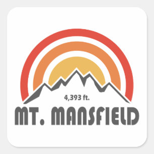 Sticker Carré Mont Mansfield