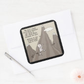 Sticker Carré Montagne Climat (Enveloppe)