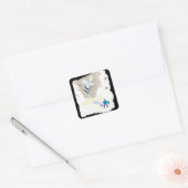 Sticker Carré Montagne des déchets de glace (Enveloppe)