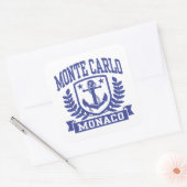 Sticker Carré Monte Carlo Monaco (Enveloppe)