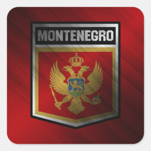 Sticker Carré Monténégro