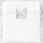 Sticker Carré Monter l'échafaudage devant la maison de Craig (Sac)