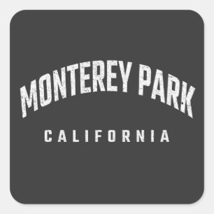 Sticker Carré Monterey Park California CA