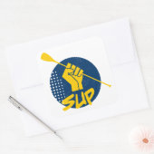 Sticker Carré Montez la puissance de la patte (Enveloppe)