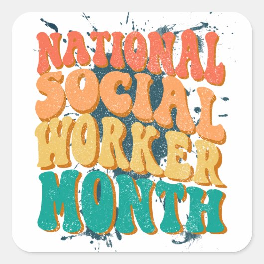 Sticker Carré Month (Devant)