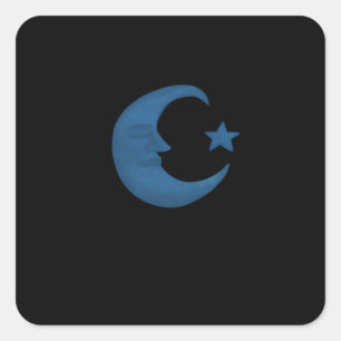 Sticker Carré Moon Whimsigoth