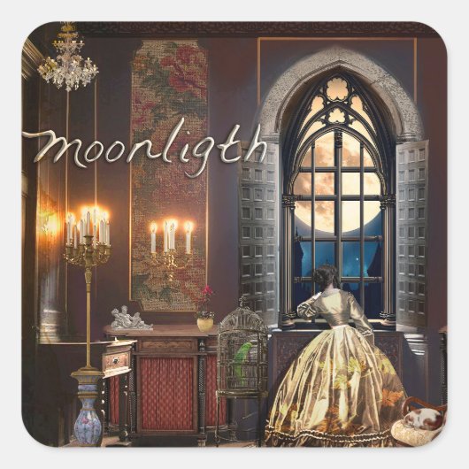 Sticker Carré Moonlight (Devant)