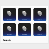 Sticker Carré Moonset, Station spatiale internationale, 2016 (Feuille)