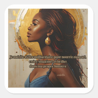 Sticker Carré More motivational version