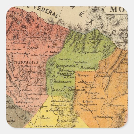 Sticker Carré Morelos, Mexique (Devant)