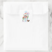 STICKER CARRÉ MORNING GREY ALIEN (Sac)