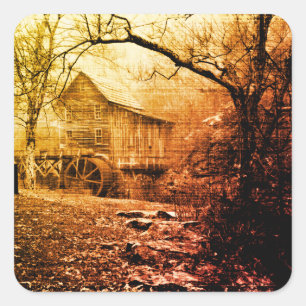 Sticker Carré Morning Mist