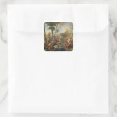 Sticker Carré Moses Drawing Water from the Rock (Sac)