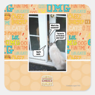 Sticker Carré Mot de passe